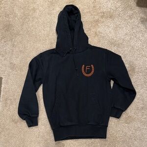 Filson Black Hoodie with Embroidered Moose size XS